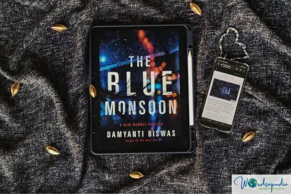 Cover picture of the blue monsoon by Damyanti Biswas