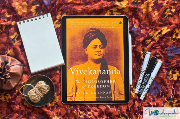 Cover picture of Vivekananda The Philosopher of Freedom by Govind Krishnan V